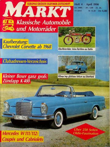 Deckblatt Oldtimer Markt (04/1990)